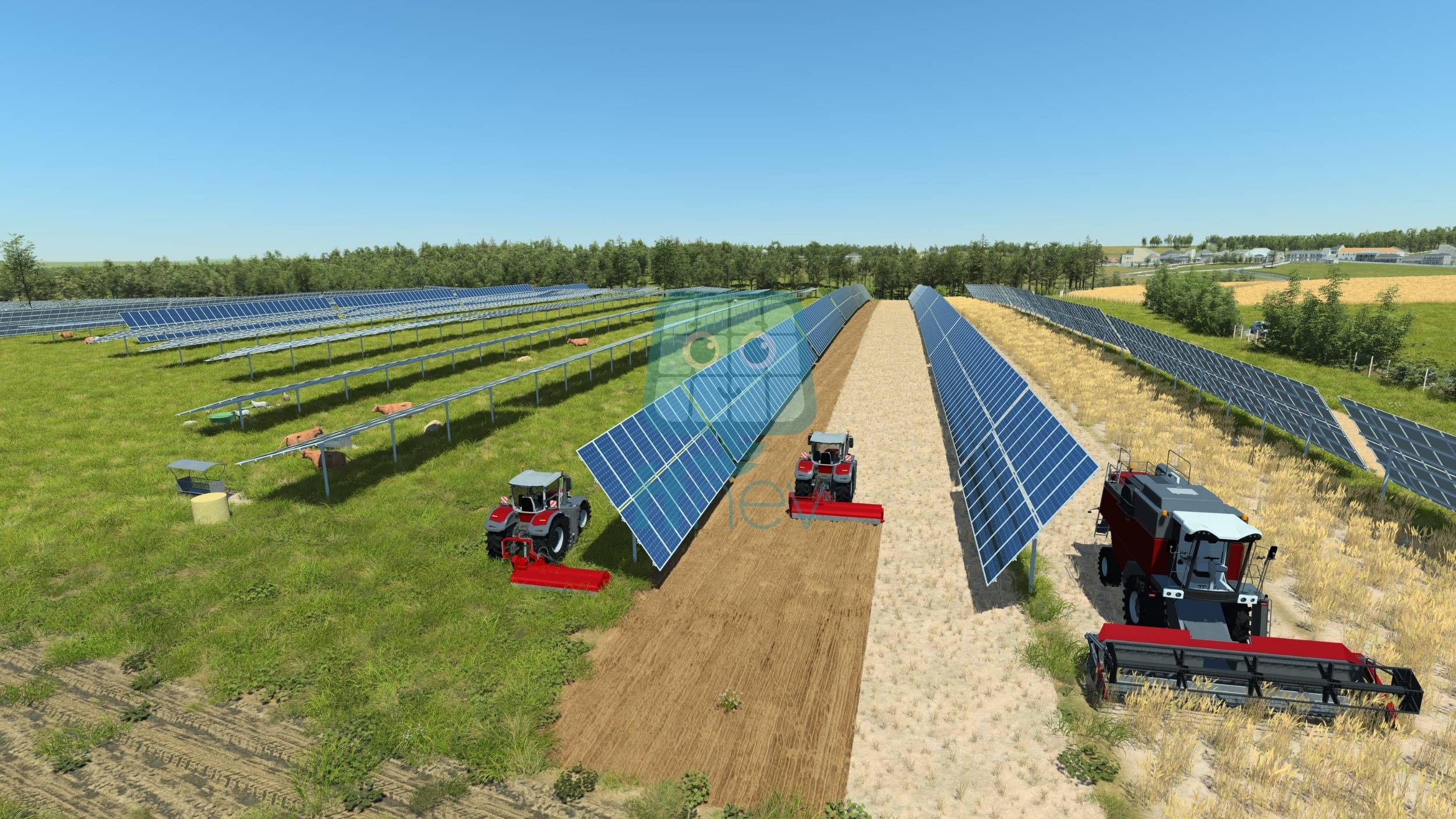 Les 3 activités de l'agrivoltaïsme