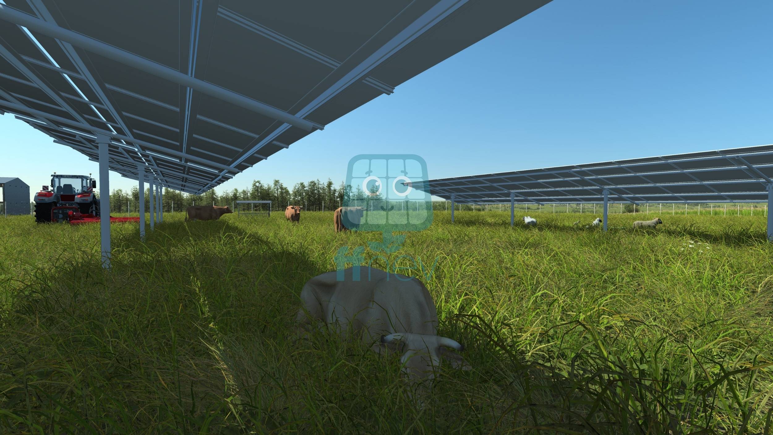 Pâturage avec installations fixes