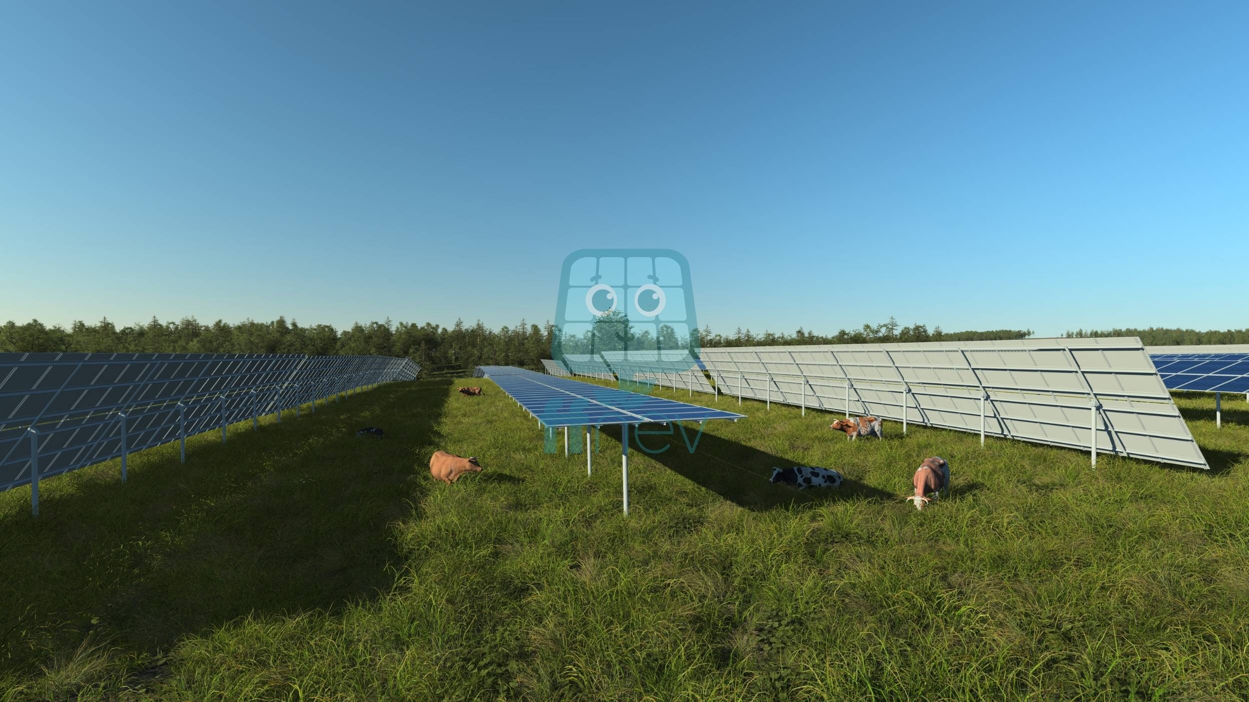 Pâturage avec installations mobiles